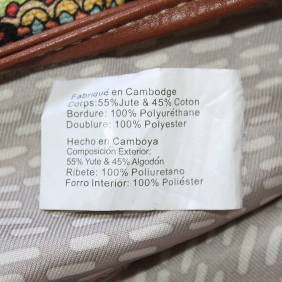 Sakroots Artist Circle Abstract Geometric Multicolor Convertible Backpack - Picture 8 of 14